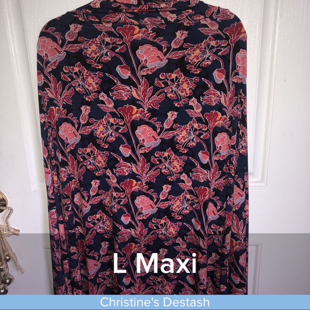 LuLaRoe Large Floral Maxi Skirt